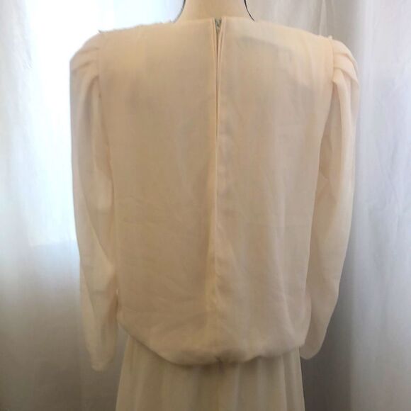 Ursula of Switzerland midi cream dress size 10 - Picture 6 of 9